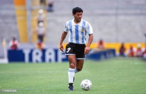 Ramon Medina Bello of Argentina during the match of Copa America 1993, between Argentina and Brasil, on June 27th, 1993, in Estadio Monumental Isidro Romero Carbo, at Ecuador. (Photo by Alain Gadoffre / Onze / Icon Sport via Getty Images)